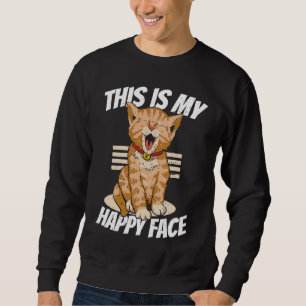 Sudadera Esta Es Mi Cara Feliz Ideas De Regalos De Gato Sar