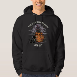 Sudadera Esta es mi casa embrujada fuera