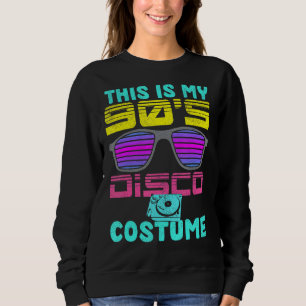 Sudadera Esta es mi discoteca Costume música retro Sunglass