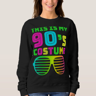 Sudadera Esta es mi fiesta de los 90 de los disfraces de mú