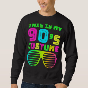 Sudadera Esta es mi fiesta de los 90 de los disfraces de mú