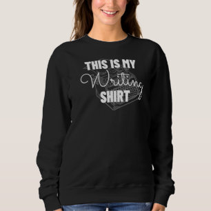 Sudadera Esta Es Mi Graciosa Autora Escribiendo.
