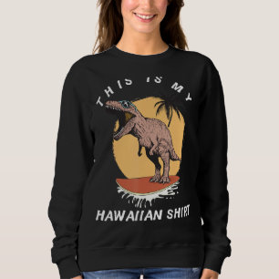 Sudadera Esta es mi isla cómica hawaiana de T Rex Hawaii