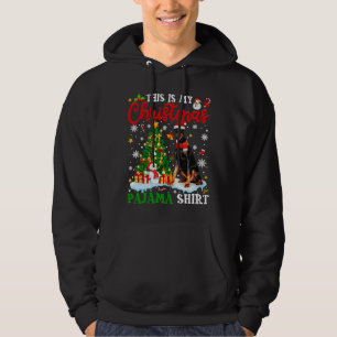 Sudadera Esta es mi Navidad Pajama Doberman 96