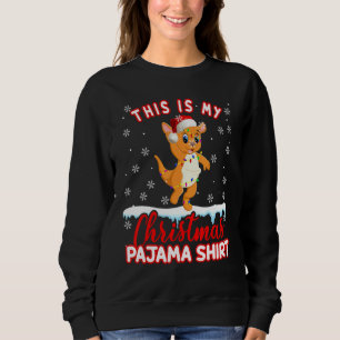 Sudadera Esta es mi Navidad Pajama Santa Kangaroo