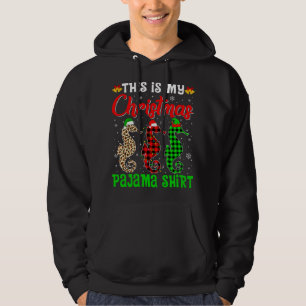 Sudadera Esta es mi Navidad Pajama Seahorse Lover Santa H