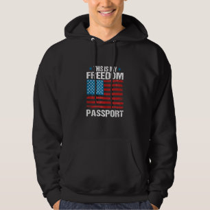 Sudadera Esta es mi tarifa Freedom Passport Funny Anti Vacc