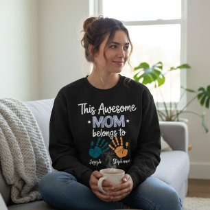 Sudadera Esta Mamá Increíble Pertenece a la Familia de Huel