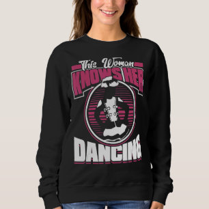 Sudadera Esta mujer conoce a su país bailarín línea occiden