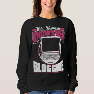 Sudadera Esta mujer conoce su blog Creador de Contenidos