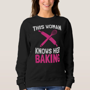 Sudadera Esta mujer conoce su panadería de galletas de pan