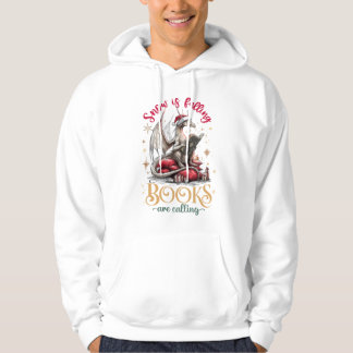 Sudadera Está nevando, los libros llaman