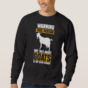 Sudadera Esta persona habla de cabras