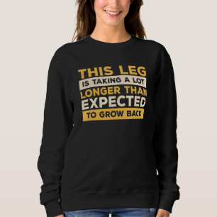 Sudadera Esta Pierna Está Tomando Mucho Más De Lo Esperado