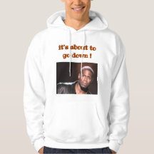 "¡Está por bajar!" —Kevin Hart Hoodie