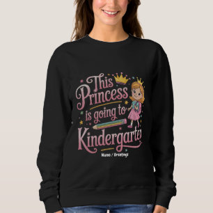 Sudadera Esta princesa va a un regalo de guardería