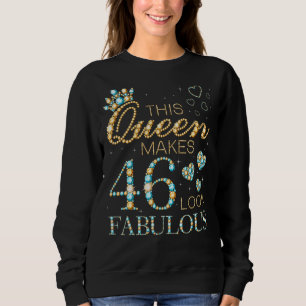 Sudadera Esta Reina hace que 46 luzca fabuloso anuncio de c