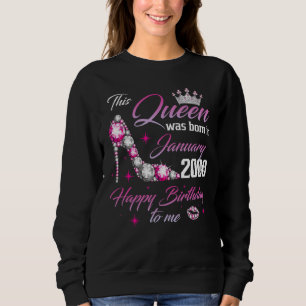 Sudadera Esta Reina Nació En Enero Del 2000.