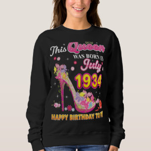 Sudadera Esta Reina Nació En Julio De 1934 Feliz Cumpleaños