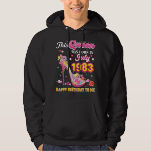 Sudadera Esta Reina Nació En Julio De 1983 Feliz Cumpleaños