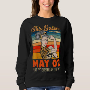Sudadera Esta Reina Nació En Mayo De 2002 Feliz Cumpleaños