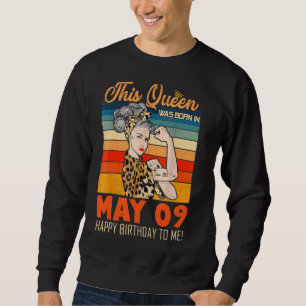 Sudadera Esta Reina Nació En Mayo De 2009 Feliz Cumpleaños
