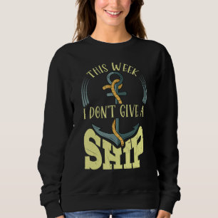 Sudadera Esta Semana No Me Importa Un Crucero De Verano C