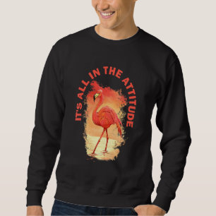 Sudadera Está Todo En La Actitud Flamenco Pintado A La Acua