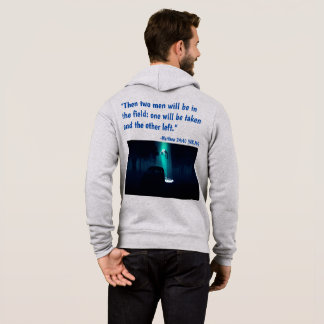 Sudadera Está viniendo el zapper gris de los hombres