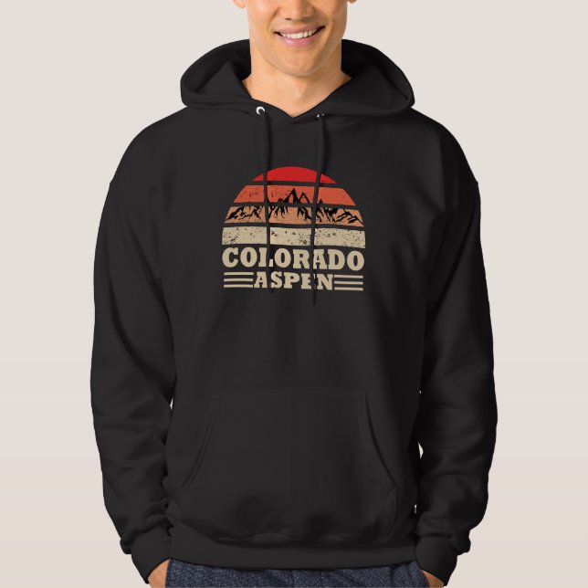 Sudadera Estación de esquí de Aspen Colorado (Anverso)