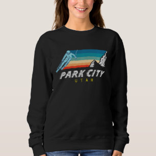 Sudadera Estación de esquí Park City Utah Usa 1980 Retro