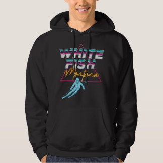 Sudadera Estación de esquí Whitefish Montana USA Retro 1980