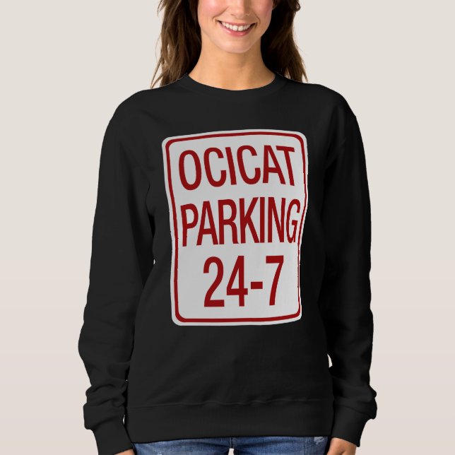Sudadera Estacionamiento de Ocicat (Anverso)