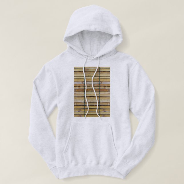 Sudadera Estaciones de madera de madera de madera de madera (Diseño del anverso)