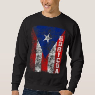 Sudadera Estado 51 Puerto Rico Estado de bandera Orgullo Bo