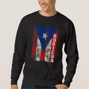 Sudadera Estado 51 Puerto Rico Estado de bandera Orgullo Bo