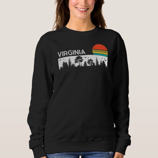 Sudadera Estado Americano De Virginia (Anverso)