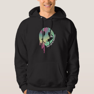Sudadera Estado de ánimo de hoy Feliz Cara derretida retro