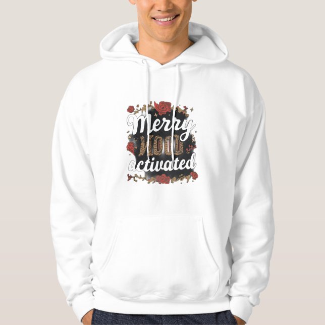 Sudadera Estado de Ánimo Navideño Activado (Anverso)