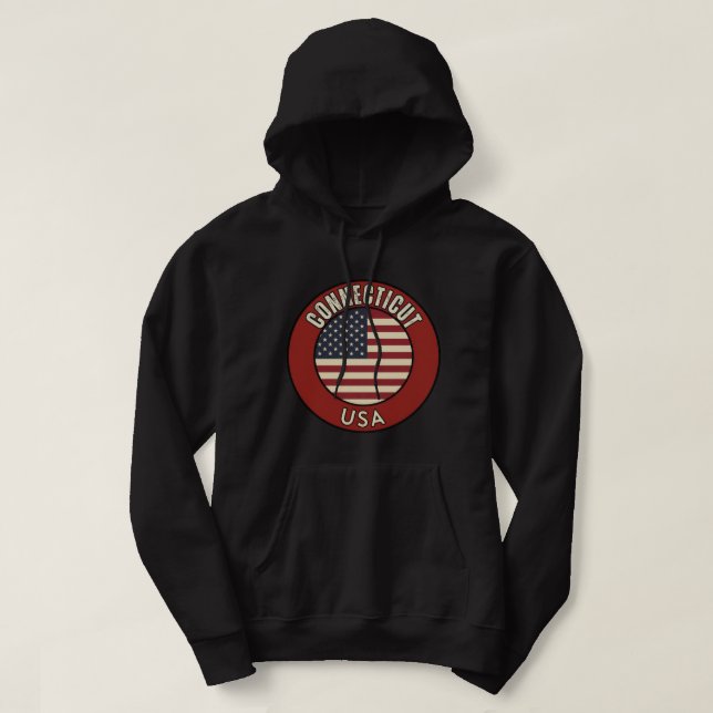 Sudadera Estado de Connecticut (Diseño del anverso)