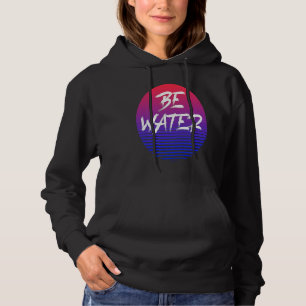 Sudadera Estado de Flujo Retro Sé Agua Vida Acuática Marcia