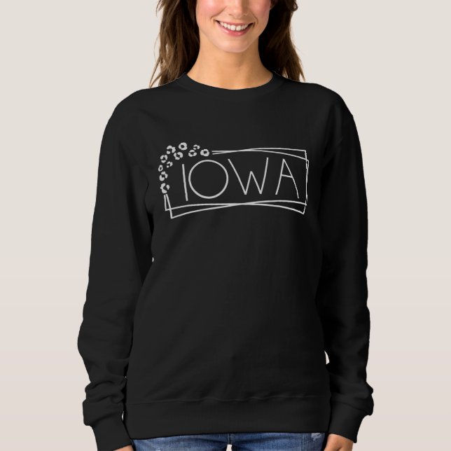 Sudadera Estado de Iowa EE. UU. (Anverso)