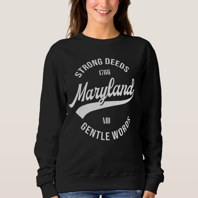 Sudadera Estado de Maryland 1 (Anverso)