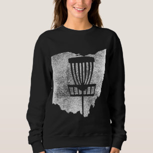 Sudadera Estado de Ohio Disk Golf con gráfico en problemas 