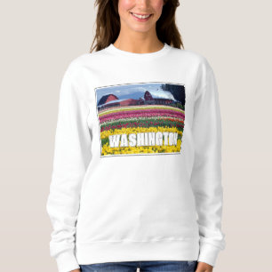 Sudadera Estado de Washington   Campo de Tulipanes