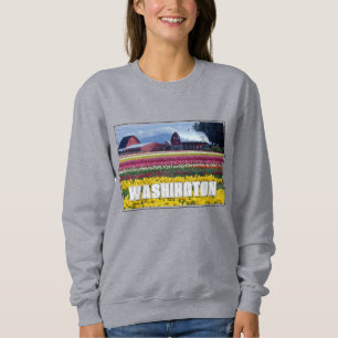 Sudadera Estado de Washington   Campo de Tulipanes