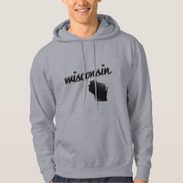 Sudadera Estado de Wisconsin