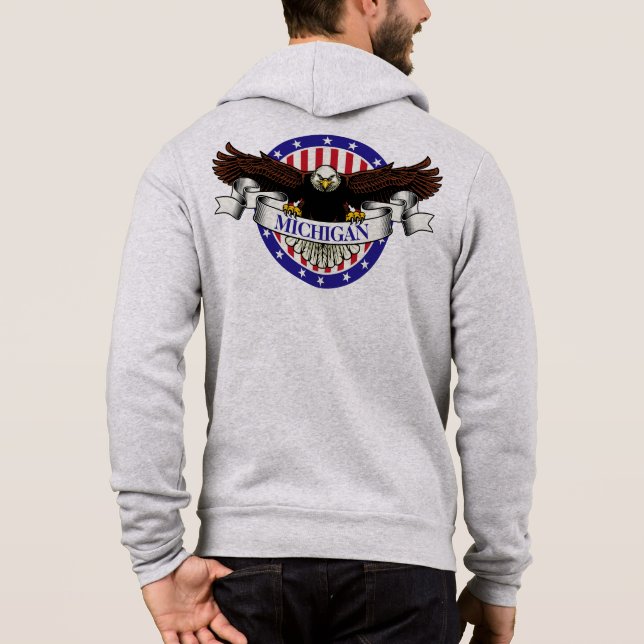 Sudadera Estado del águila estadounidense (Reverso)