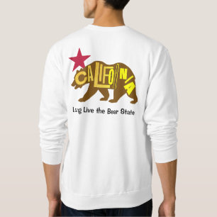 Sudadera Estado del oso de personalizable de California