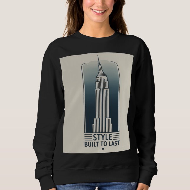 Sudadera Estado imperial de Nueva York genial (Anverso)